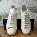Gucci Perforated GG Logo White Ace Sneaker Sz 11.5 DS