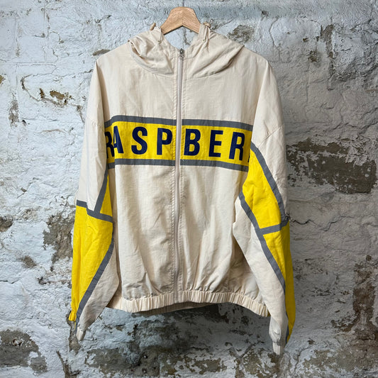 GV Gallery Raspberry Hills Cream Zip Jacket Sz S