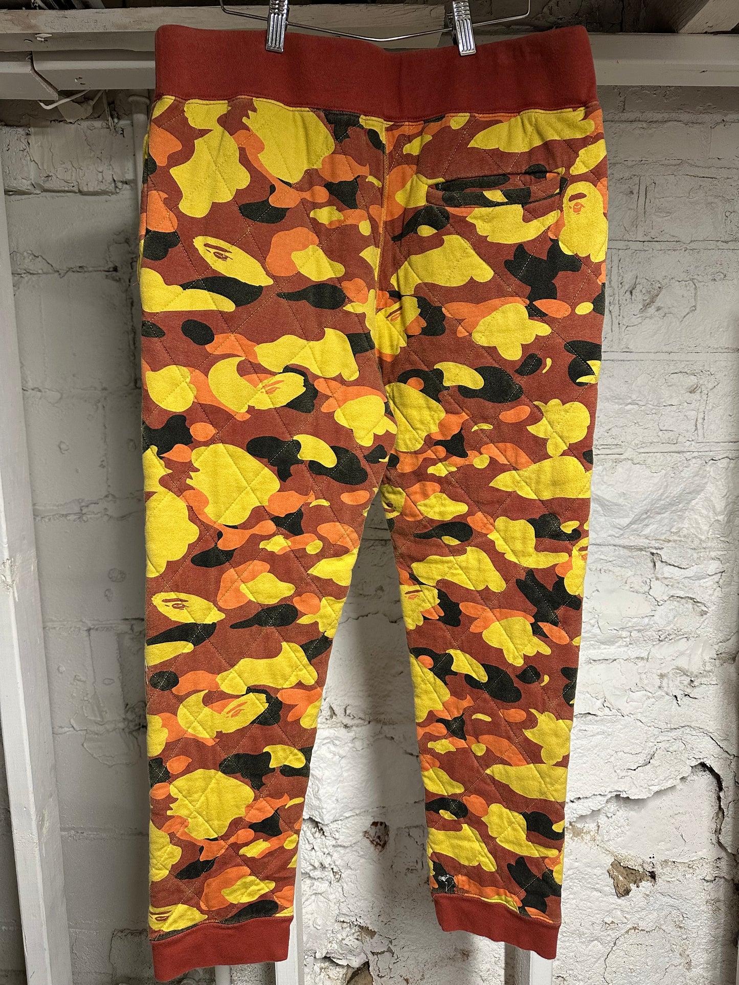 Bape Thermal Camo Sweatpants Sz L