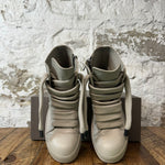 Rick Owens Jumbo Lace Gray Pearl High Sz 7.5 (40.5)