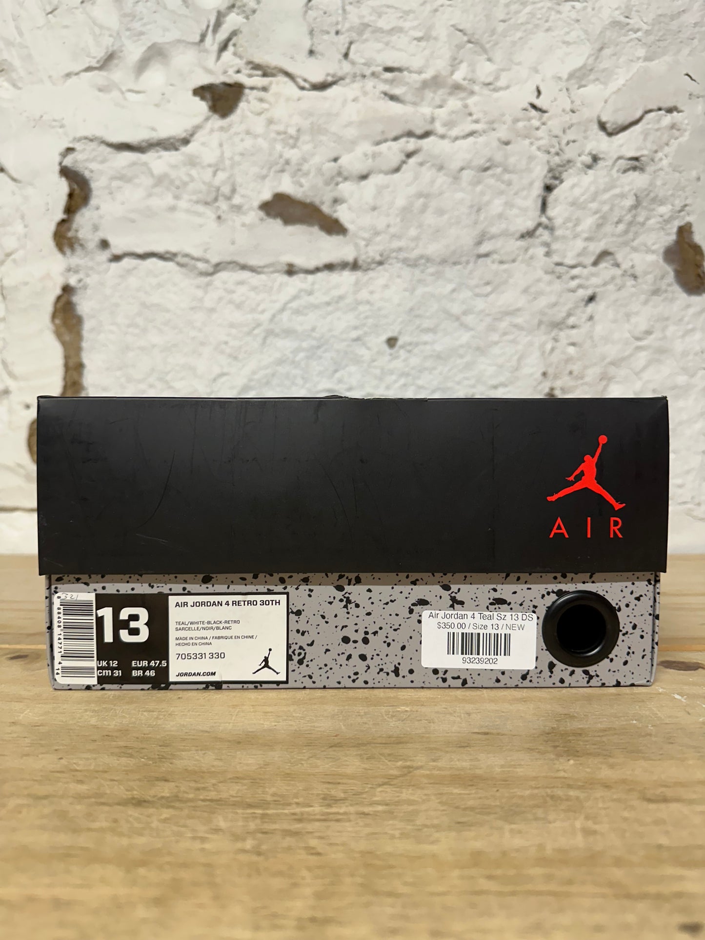 Air Jordan 4 Teal Sz 13 DS