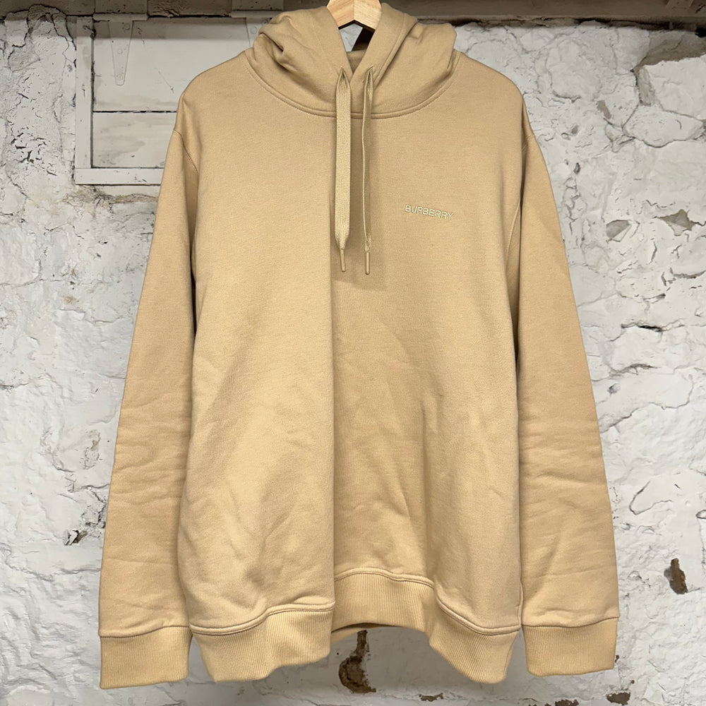 Burberry Tan Back Logo Hoodie Sz L