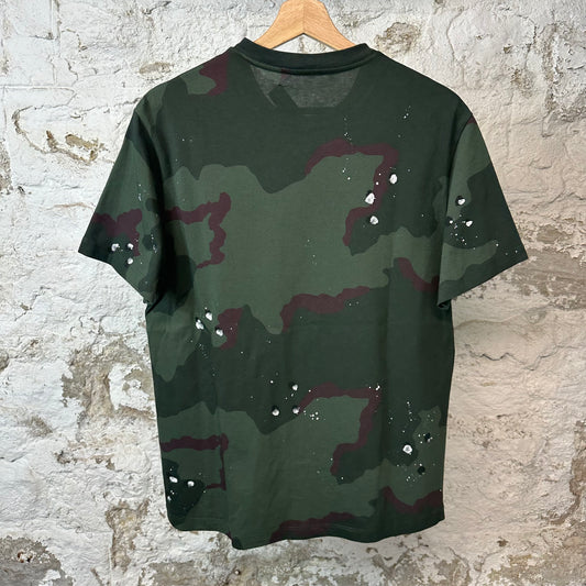 Amiri White Spell Camo T-shirt Sz M