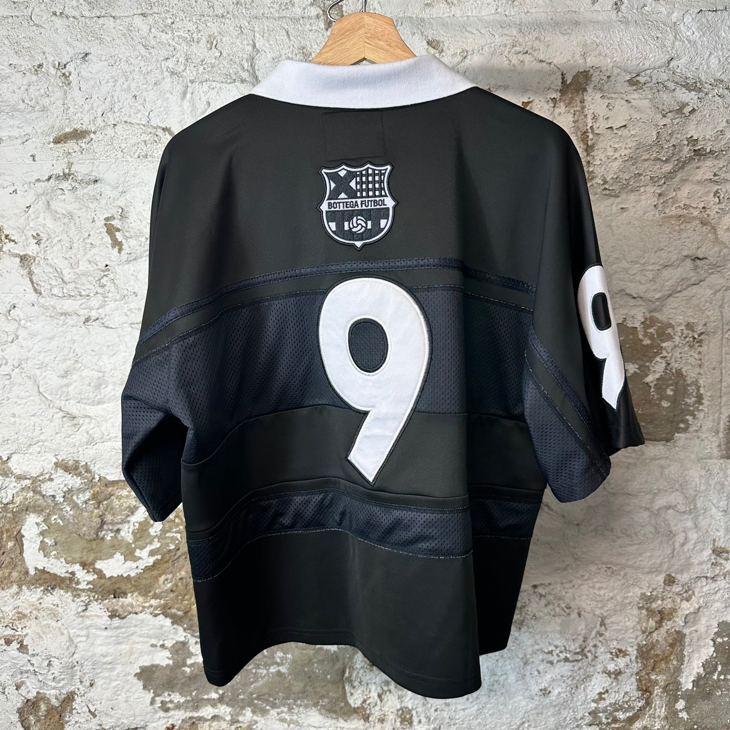 Bottega Desires Black Futbol Jersey Sz S