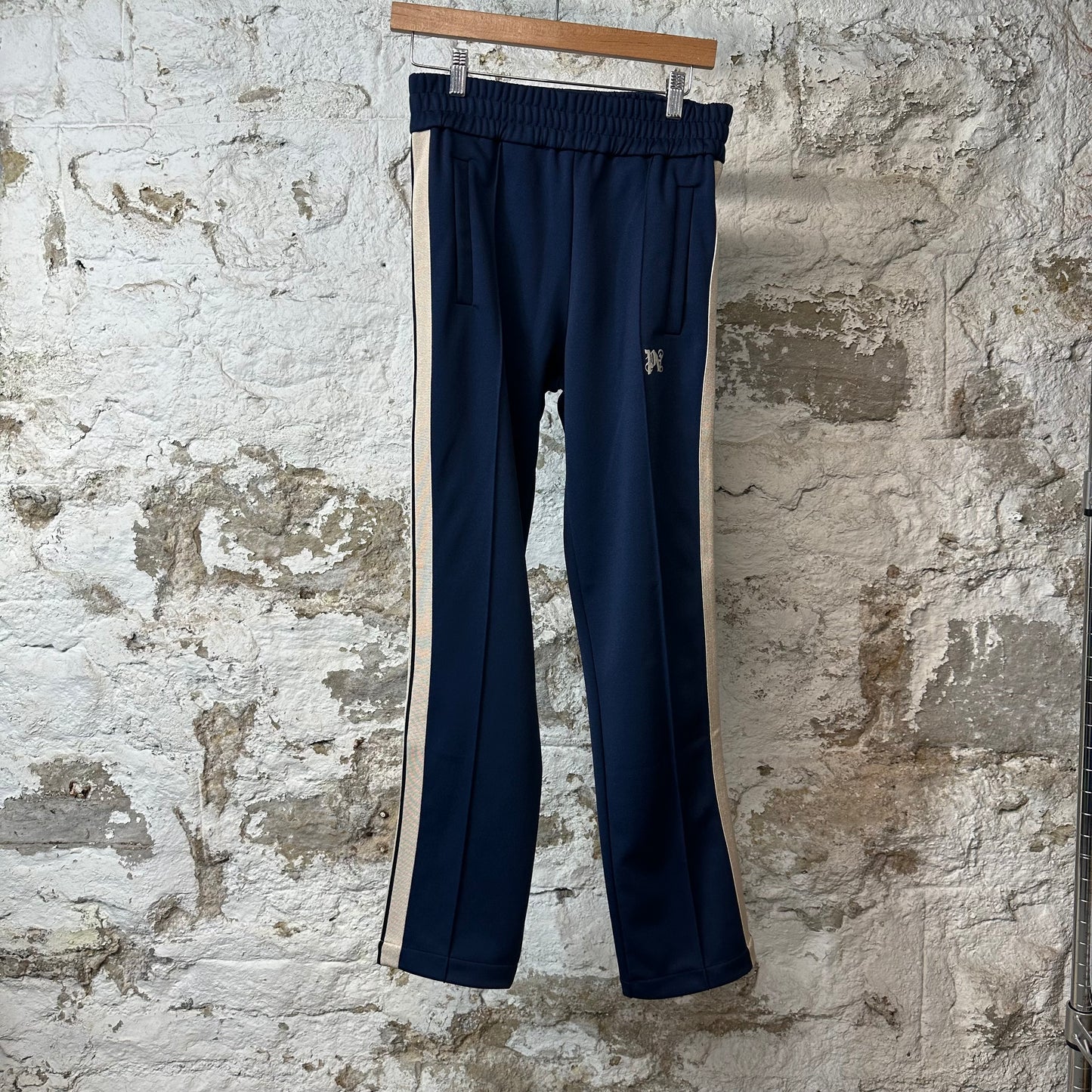 Palm Angels PA Navy Track Pants Sz S