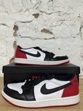 Air Jordan 1 Low Black Toe Sz 8