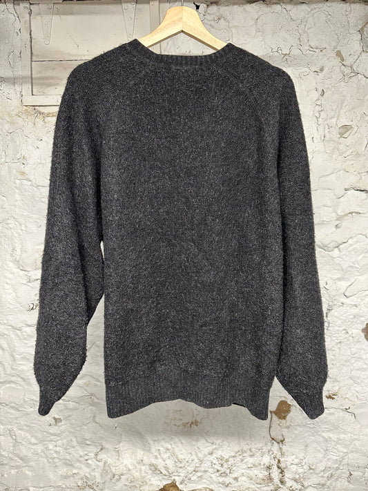 Supreme Small Box Logo Black Sweater Sz L