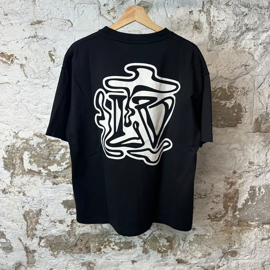 Louis Vuitton Smoke Logo T-shirt Black Sz L