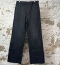 Amiri Back Logo Chino Kick Flare Black Pants Sz 32