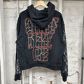 Godspeed Podium Dreams  Faded Black Hoodie Sz XS