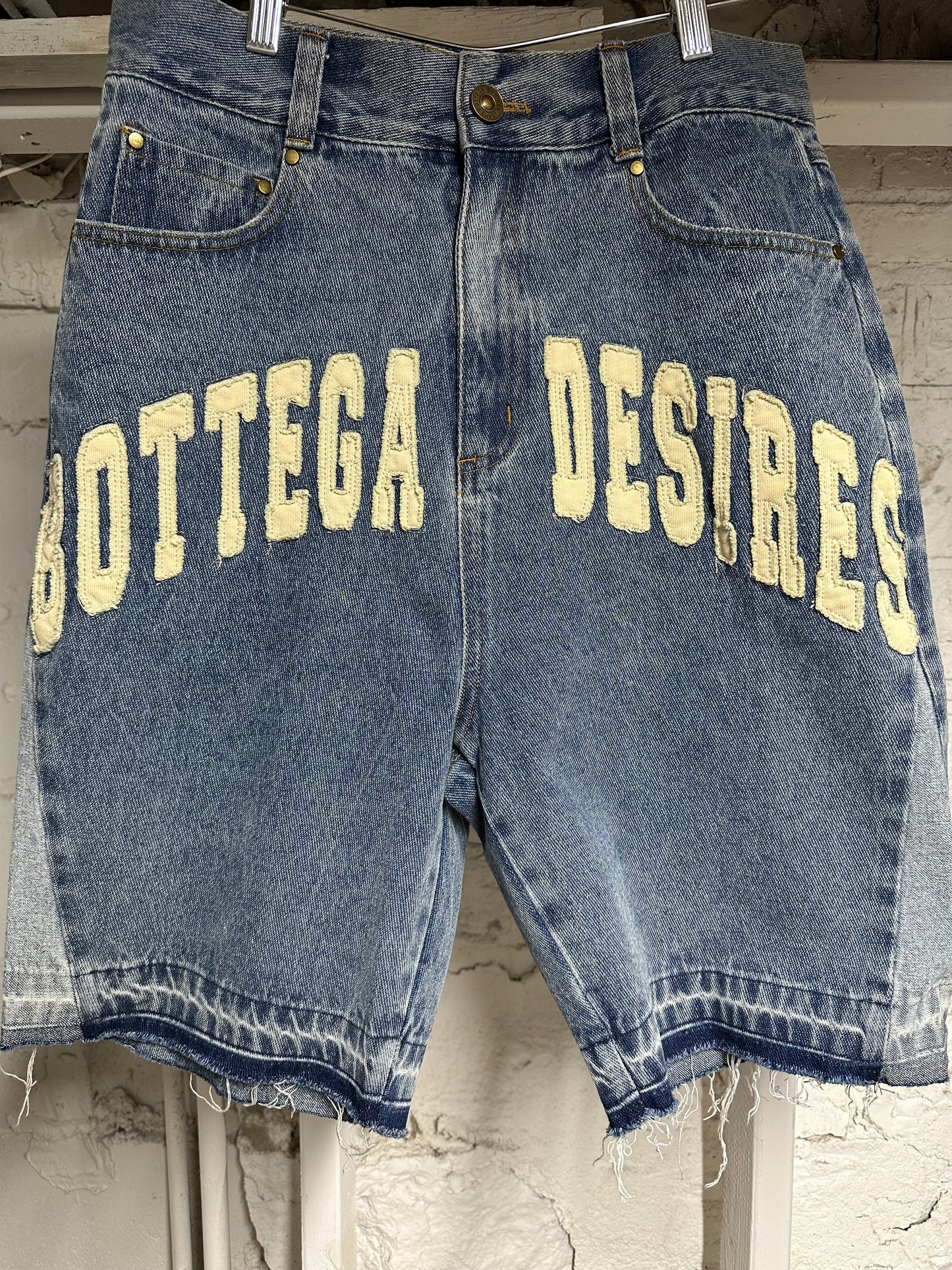 Bottega Desires Denim Shorts Sz 30
