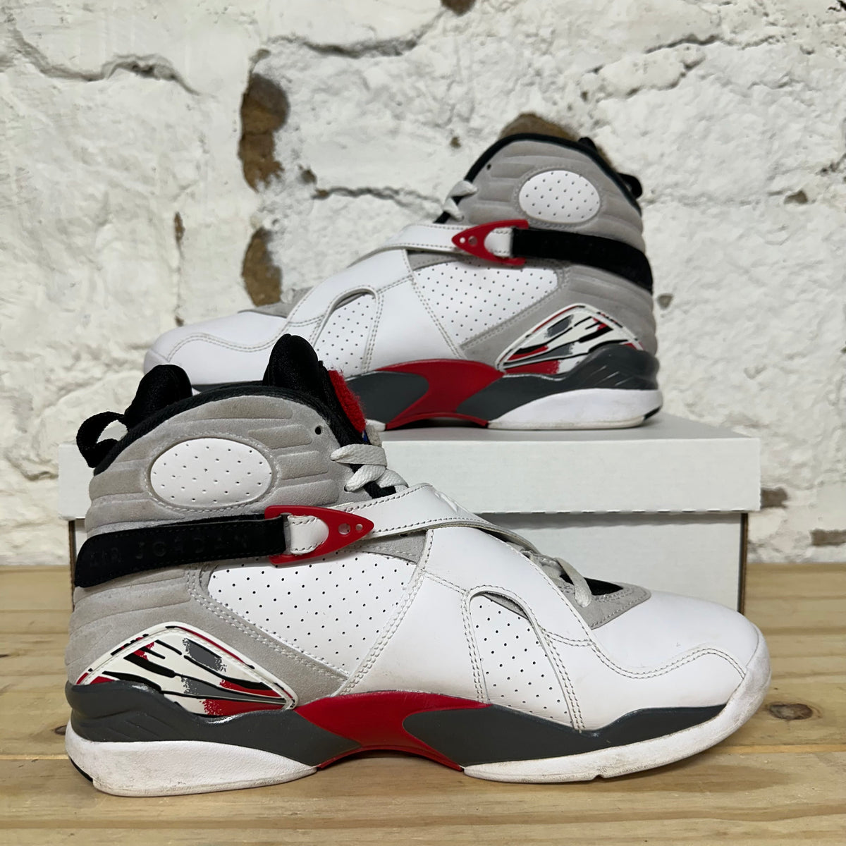 Air Jordan 8 White True Red (2025) Sz 10.5