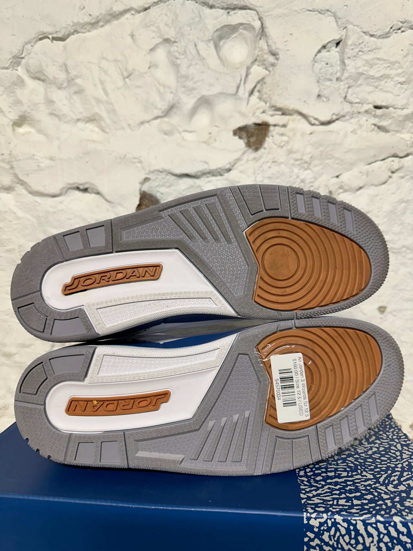 Air Jordan 3 Wizards Sz 12.5