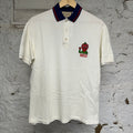 Gucci Strawberry White Polo Shirt Sz M