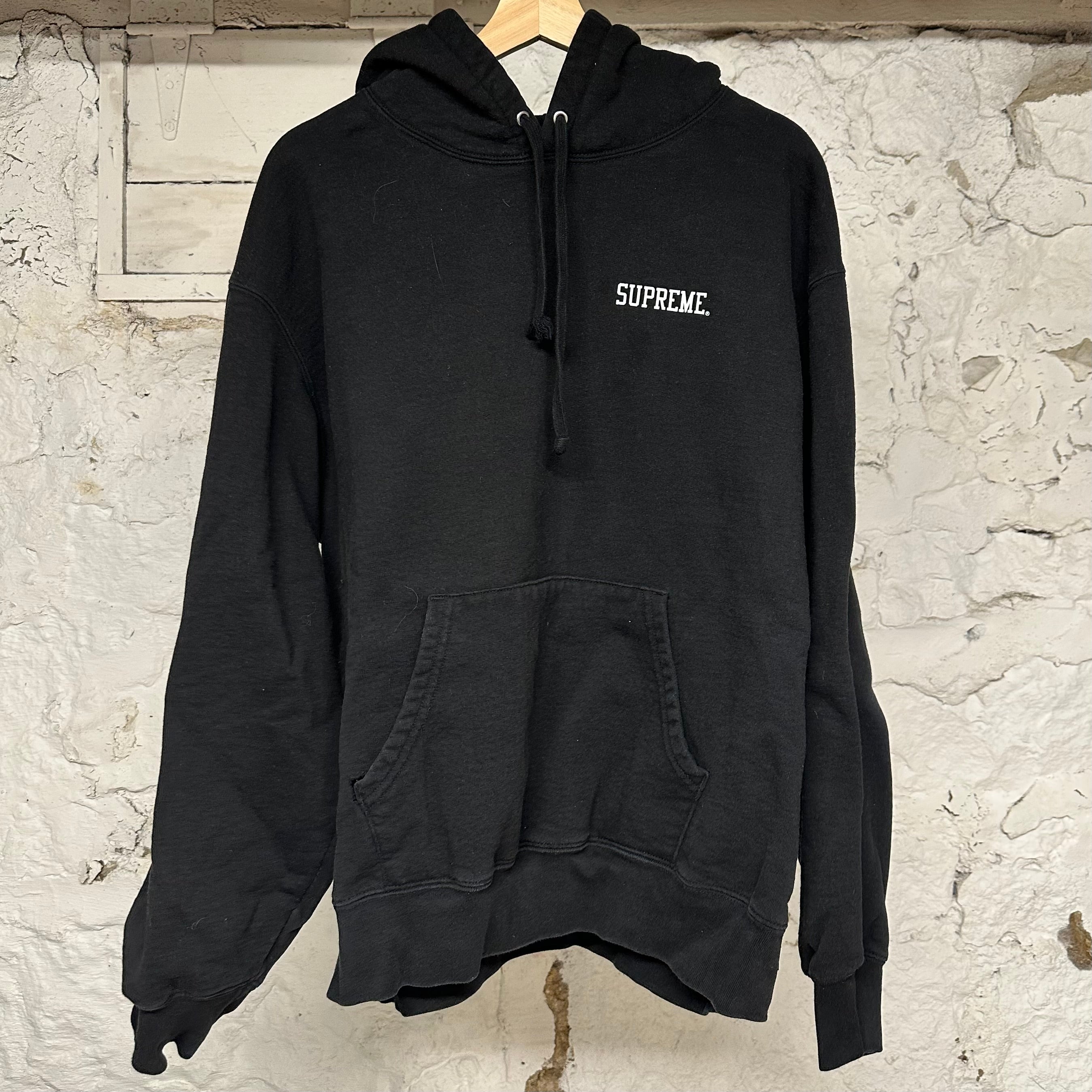 Supreme Dogs 4 Life Black Hoodie Sz L