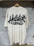 Hellstar Pink Logo Cream T-Shirt Sz XL