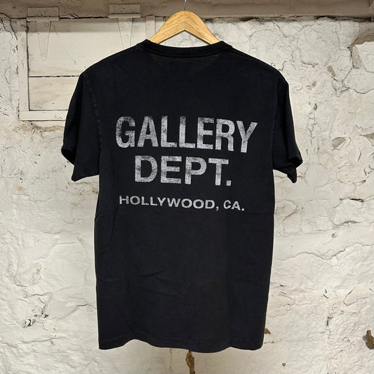 Gallery Dept Black White T-Shirt Sz S