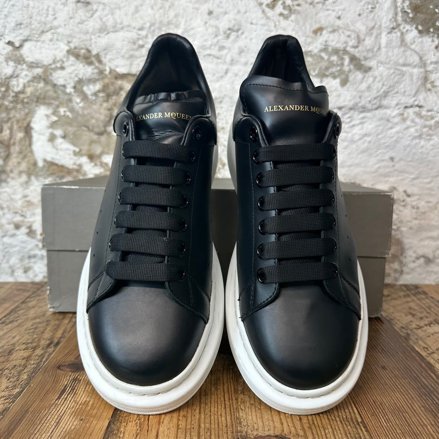 Alexander Mcqueen Black White Sole Sneaker Sz 10 (43)