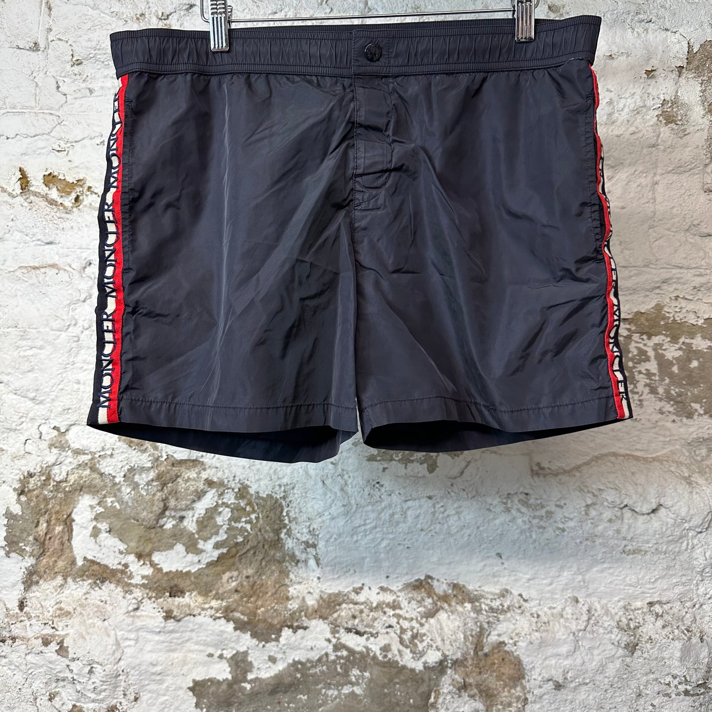 Moncler Side Stripe International Swim Trunks Sz L