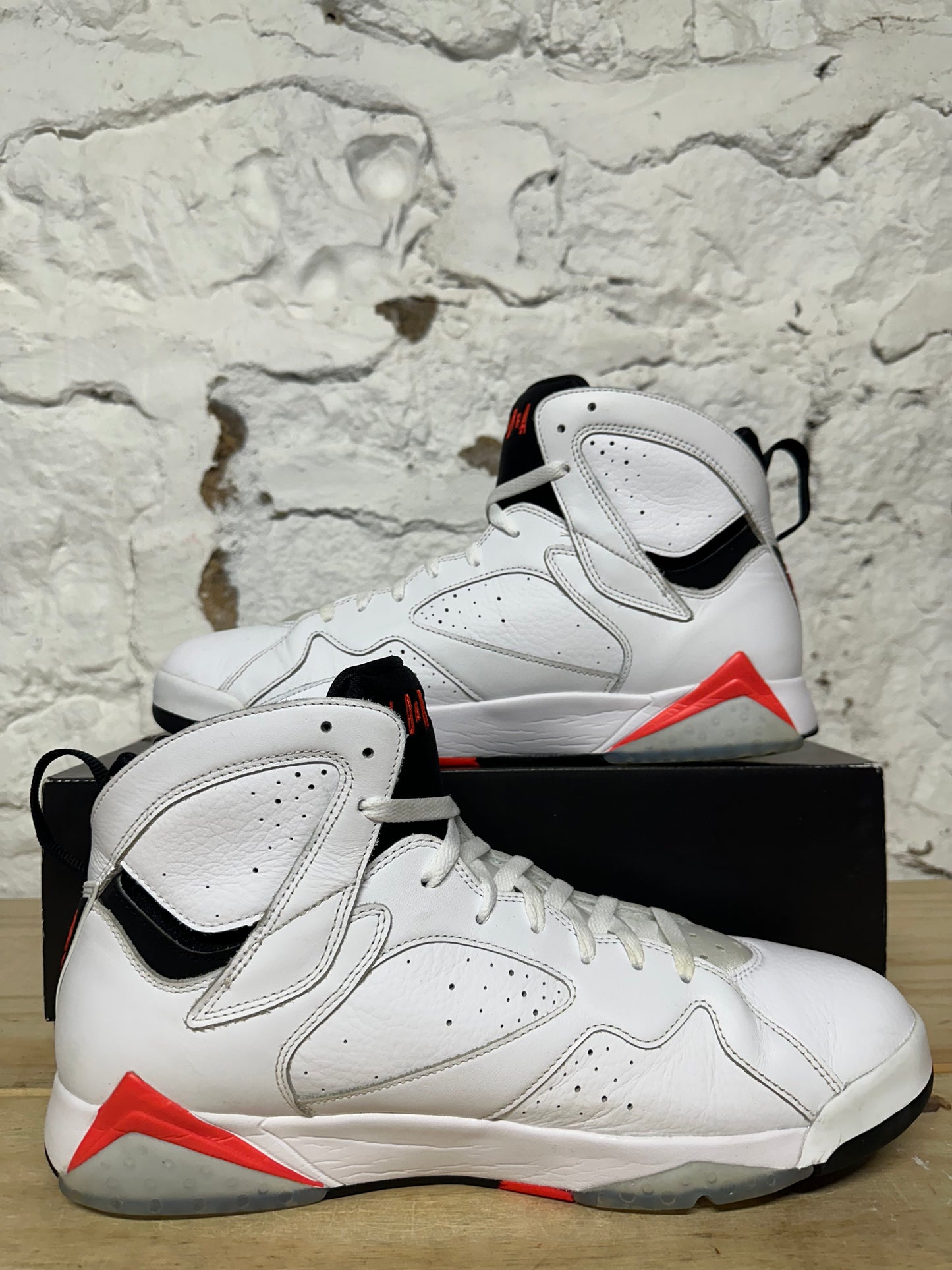 Air Jordan 7 White Infrared Sz 14