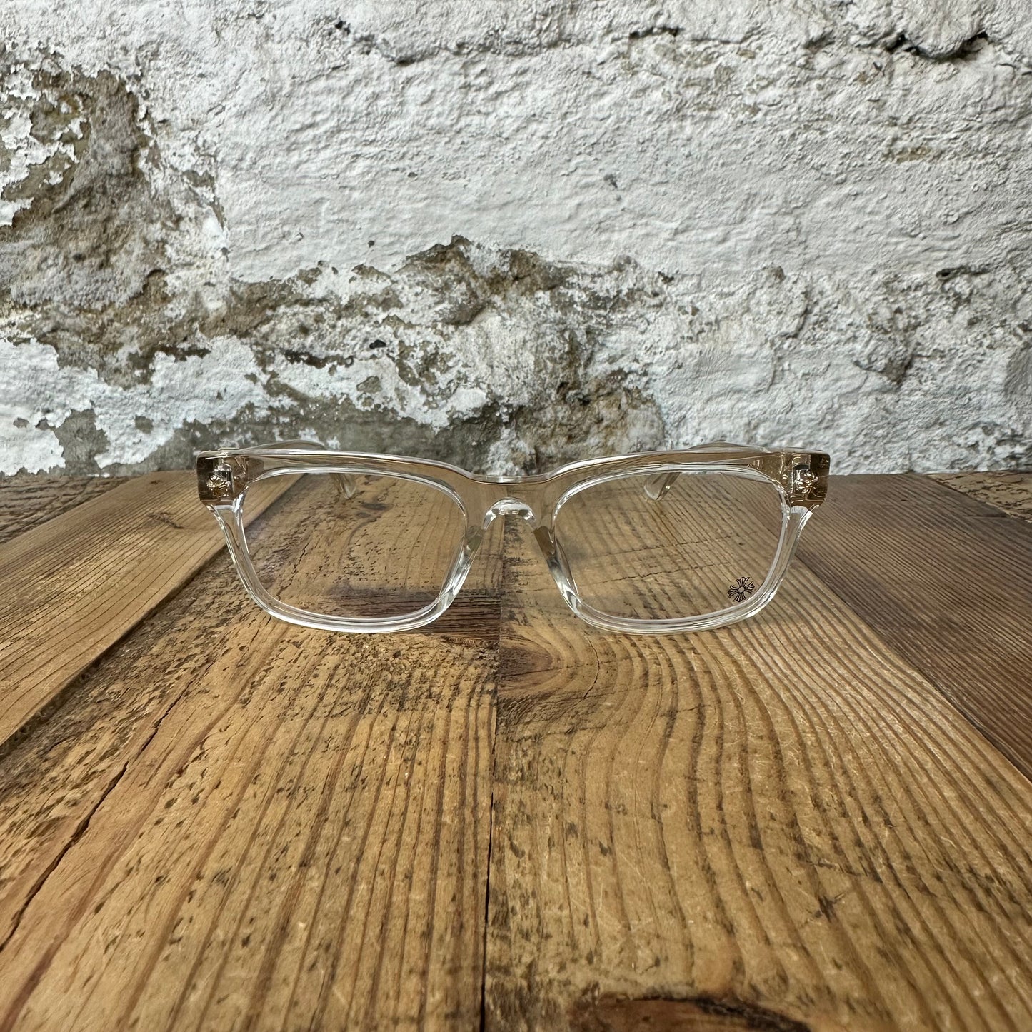 Chrome Hearts Vagilante Clear Glasses