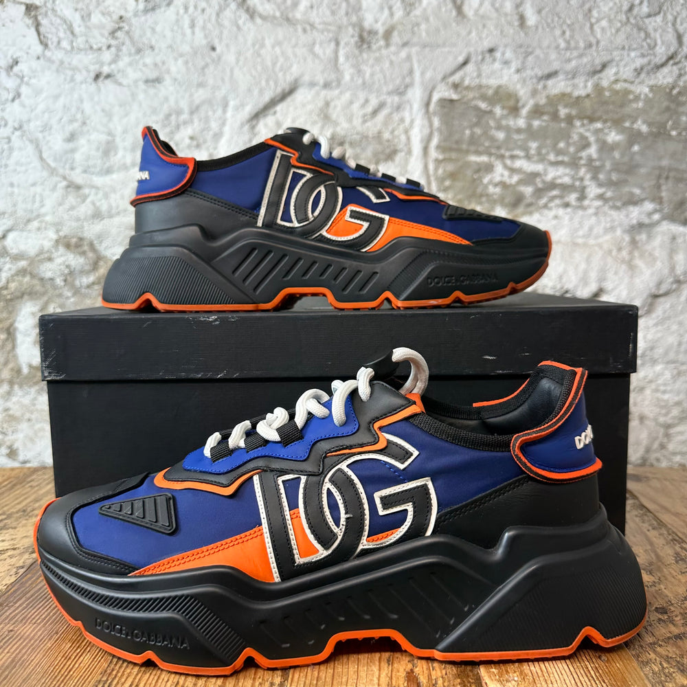 Dolce Gabbana Black Orange Blue Daymaster Sneaker Sz 11 (44)