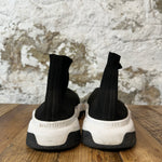 Balenciaga Black White Sock Rrunner Sneaker Sz 6.5 (39) No Box