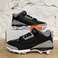 Air Jordan 3 Mid Cleat Black Cement Sz 10.5 DS