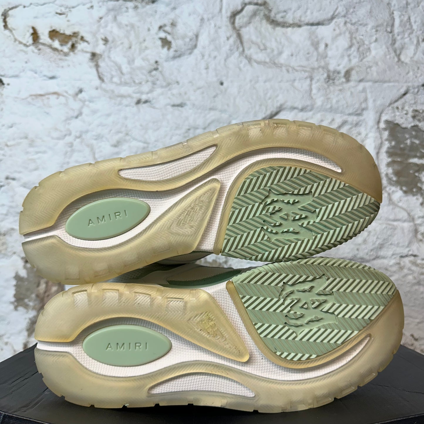 Amiri MA-1 White Mint Cream Sneaker Sz 10 (43)