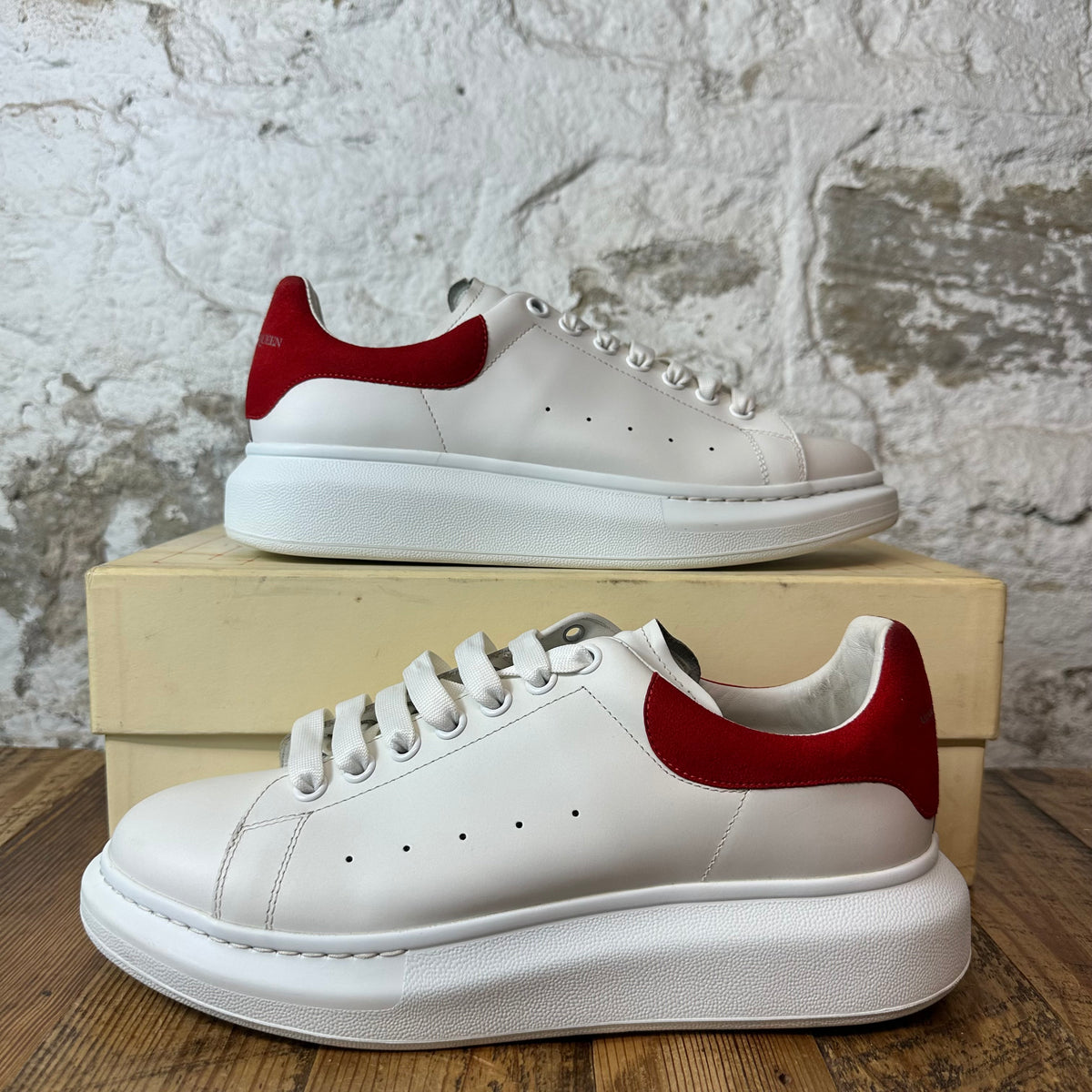 Alexander McQueen Red Tab White Sneaker Sz 10 (43)