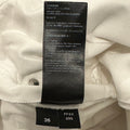 Amiri MX1 White Leather White Denim Jeans Sz 36