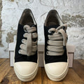 Rick Owens Jumbo Lace Black Milk Sneaker Sz 11 (44)