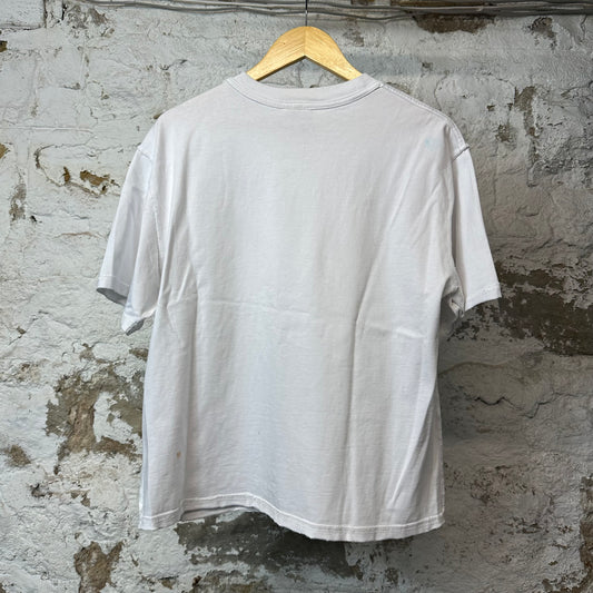 Saint Vanity Black Griffin T-shirt White Sz S