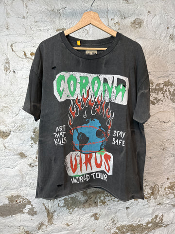 Gallery Dept Corona T-shirt Gray Sz L