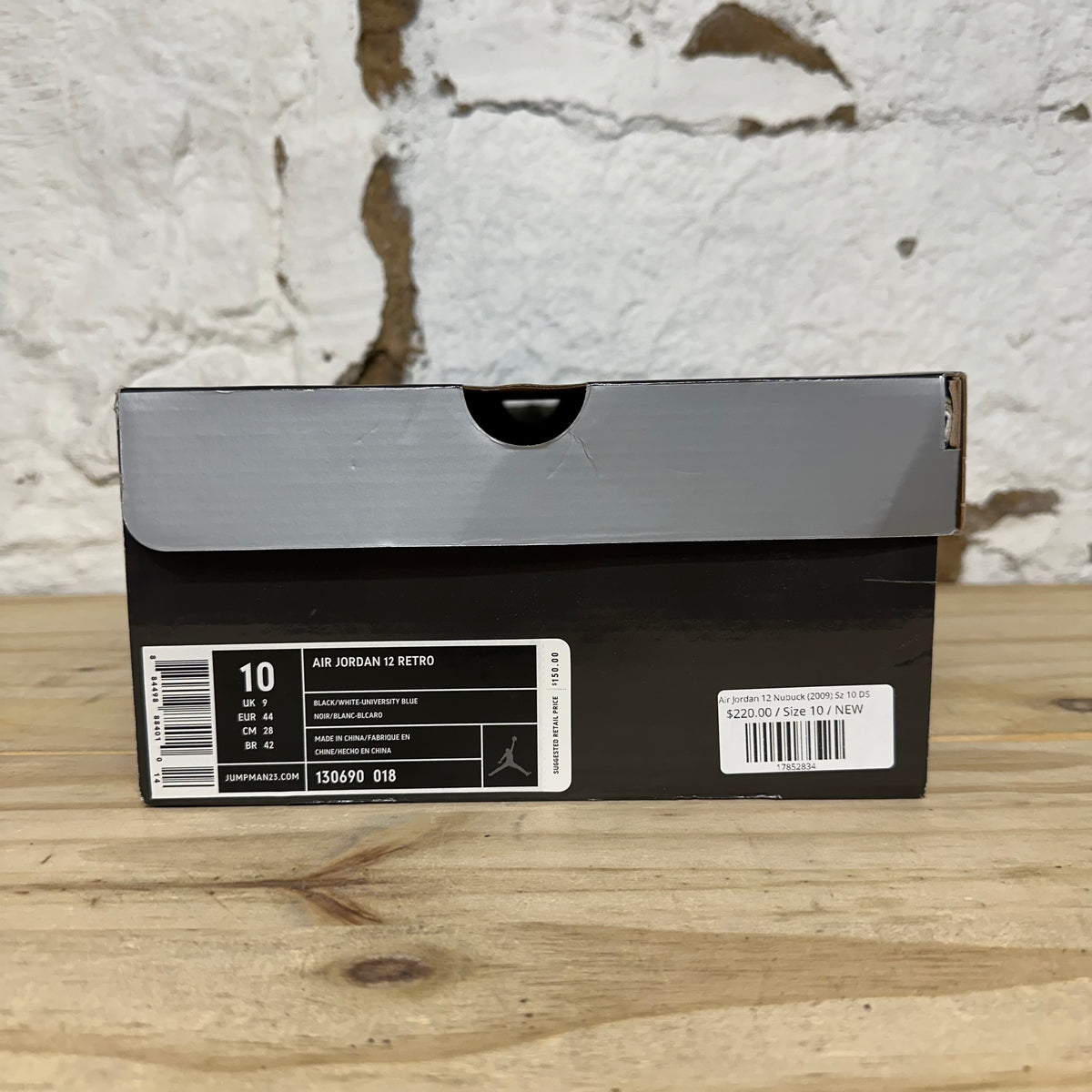 Air Jordan 12 Nubuck (2009) Sz 10 DS