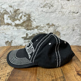 Supreme Striped Spell Black Hat