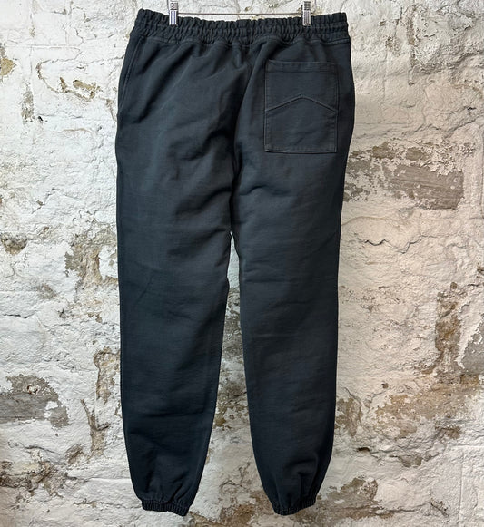 Rhude White Script Spell Black Sweatpants Sz XXL