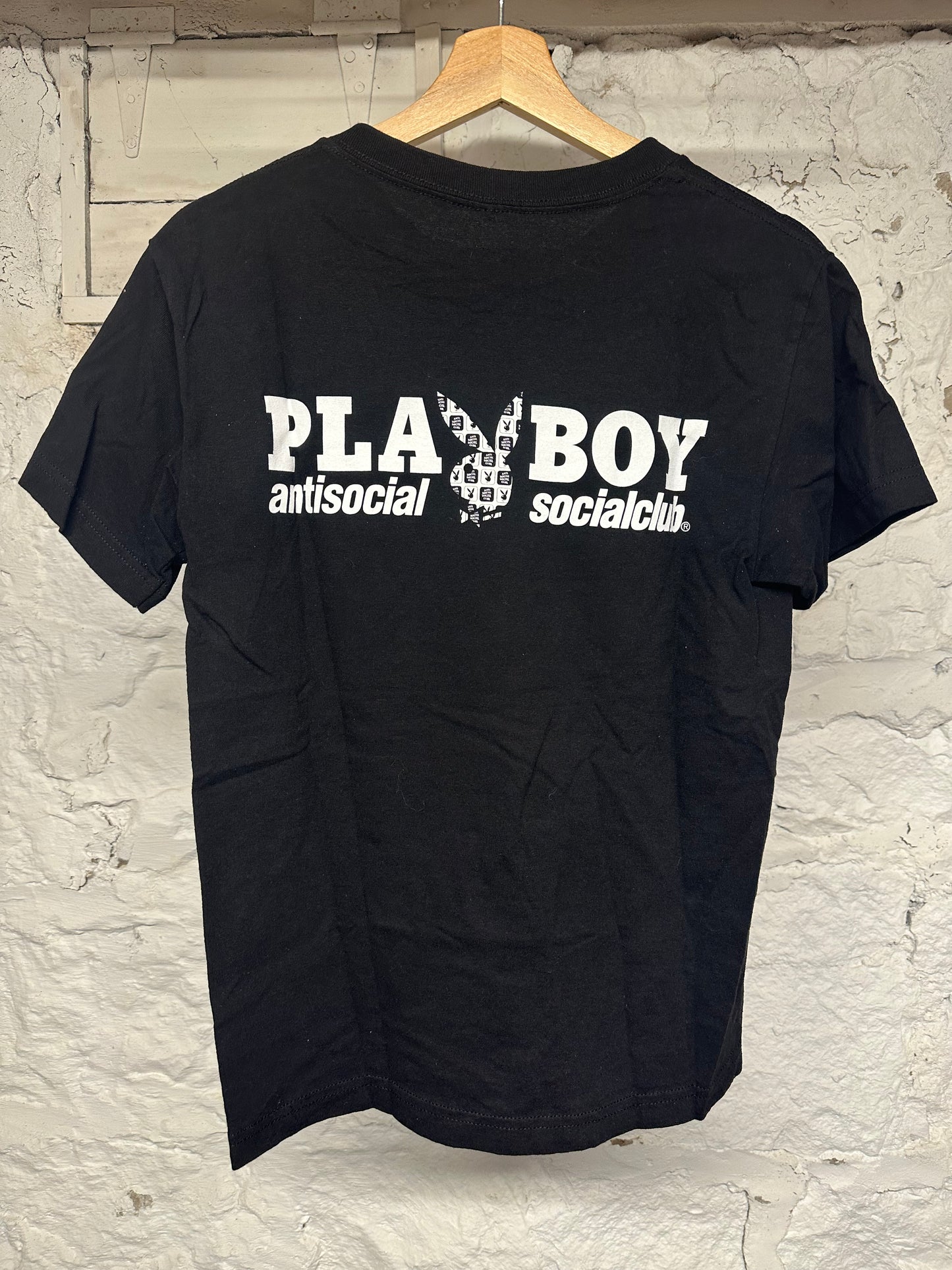 Anti Social Social Club Playboy T-shirt Black Sz S