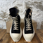 Rick Owens Abstract Pentastitch Black Milk High Sz 8 (41)