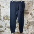 Dior Small Spellout Oblique Navy Jogger Pants Sz L