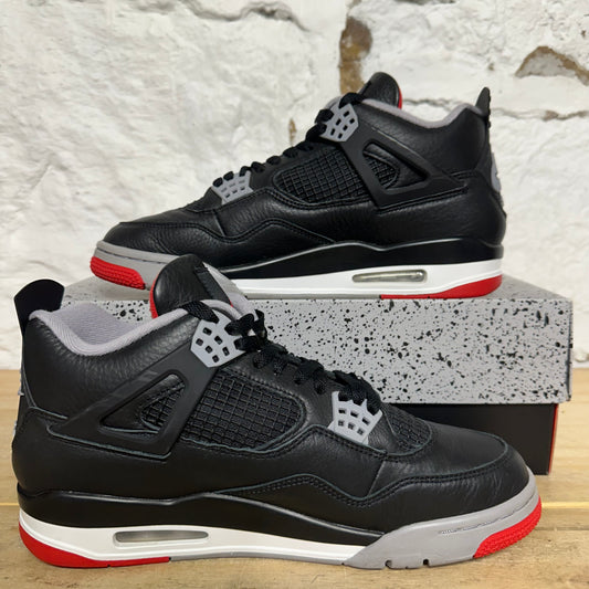 Air Jordan 4 Bred Reimagined Sz 10