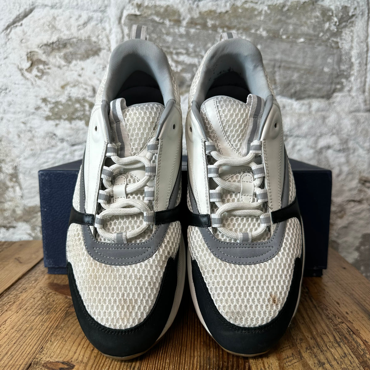 Dior B22 White Black Grey Sneaker Sz 11 (44)
