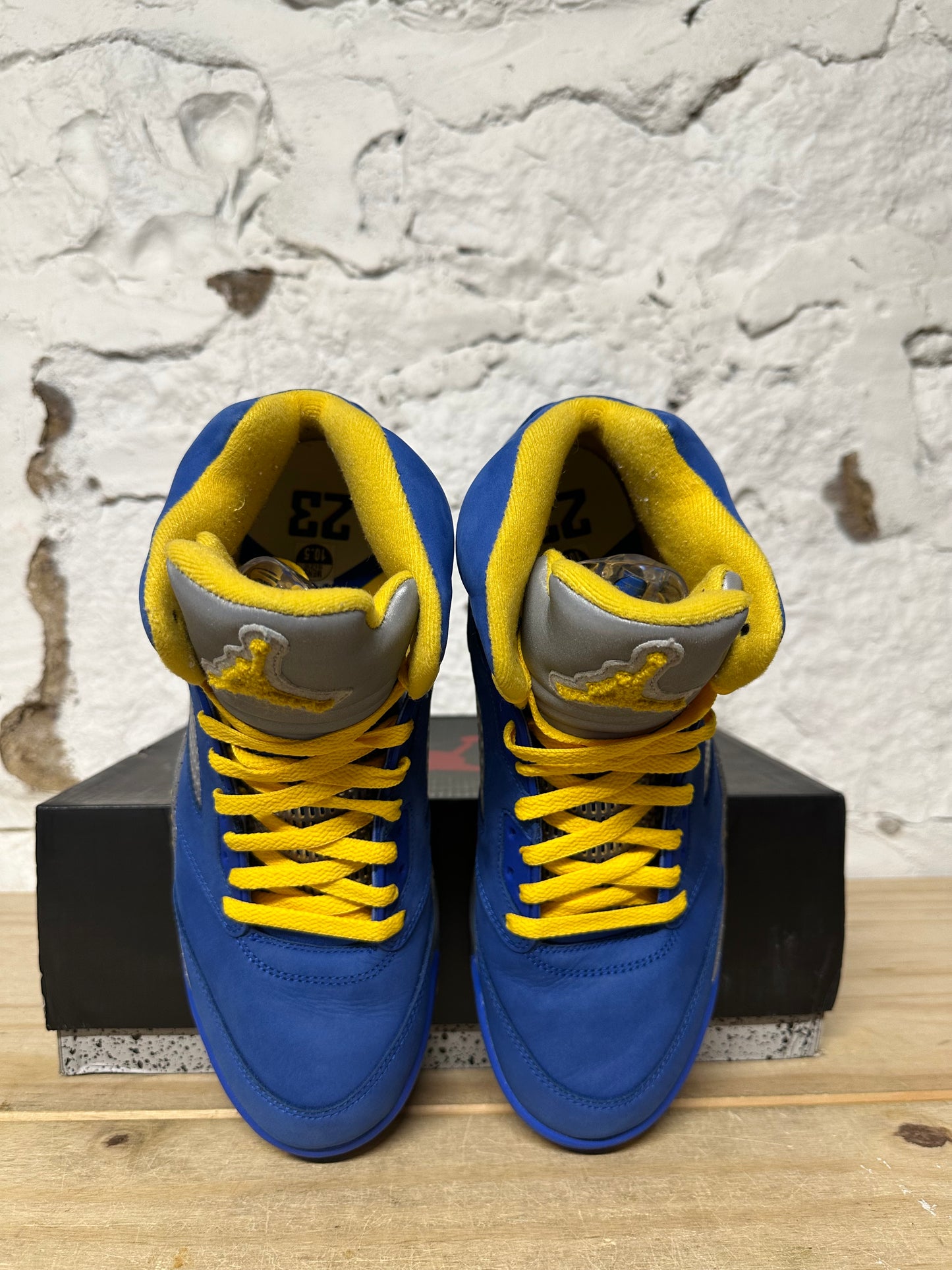 Air Jodan 5 Laney Blue Sz 10.5