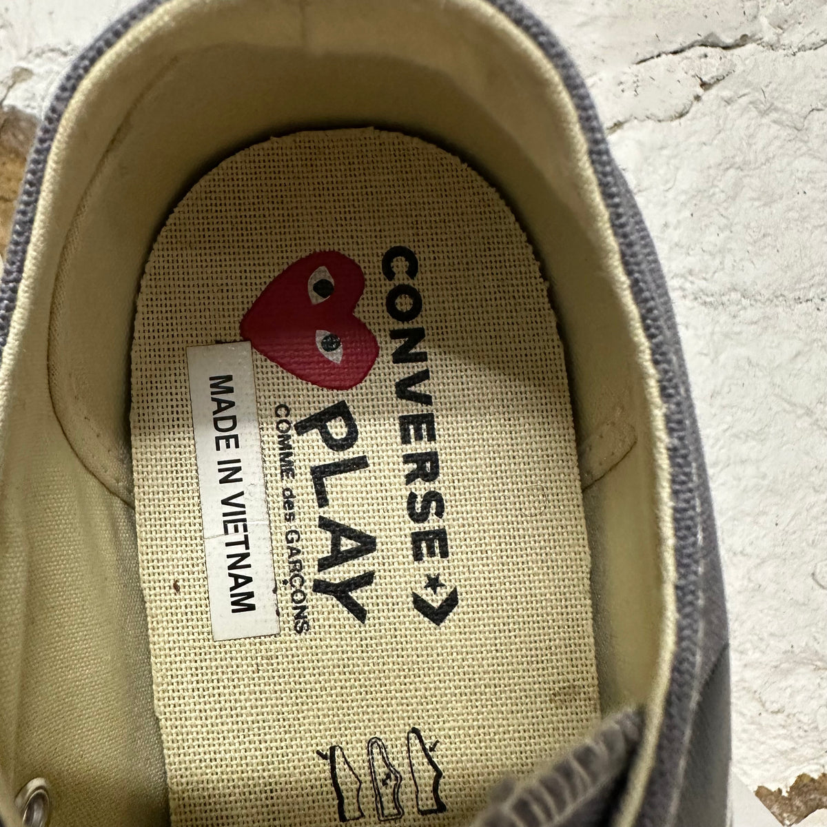 Converse x Comme Des Garcons Chuck Taylor 70 Grey Sz 11