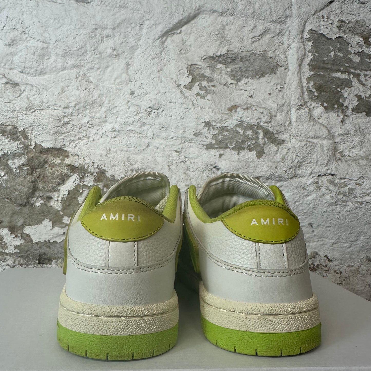 Amiri Neon Green Skeleton White Sneaker Sz 5 (37)