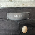 Amiri Red Tie-Dye Core Logo Black Denim Jean Sz 31