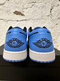 Air Jordan 1 Low Black University Blue Sz 8.5