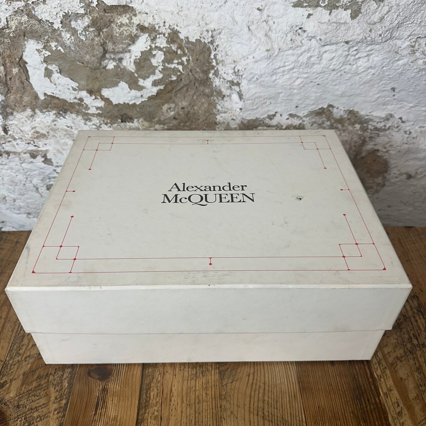 Alexander Mcqueen Bue Silver Nappa Joey Sneaker Sz 10.5 (43.5)