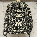 Supreme Reversible Celtic Knot Fleece Jacket Sz S