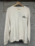 Kaws Swimming Logo Crewneck White Sz XL